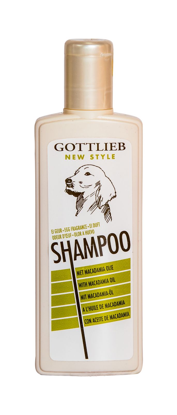 Gottlieb EI šampon 300ml - vaječný s makadamovým olejem Beeztees