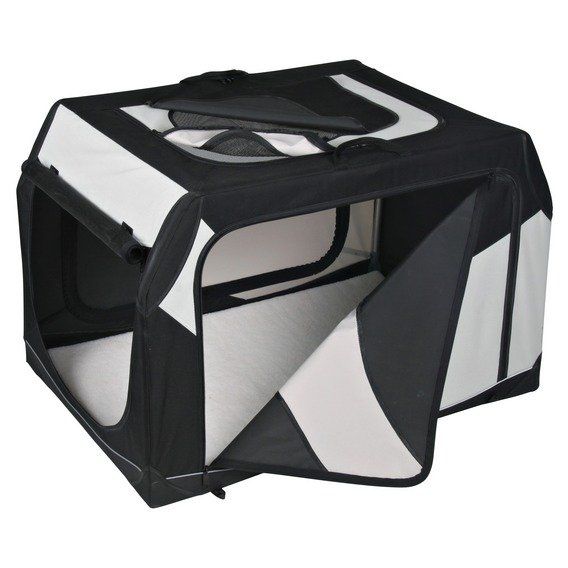 Transportní nylonový box Vario S 61x43x46 cm černo-šedý TRIXIE