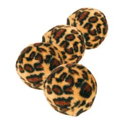 Míčky leopardí motiv 4cm  (4)