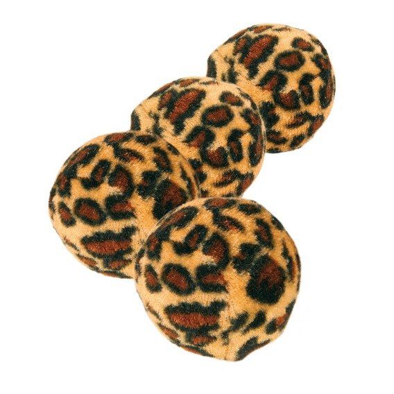 Míčky leopardí motiv 4cm (4) TRIXIE