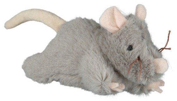 Plyšová myš šedá, robustní 15cm TRIXIE