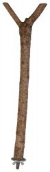 Dřevěné bidýlko Y s kovovýmúchytem do klece 35cm/18mm