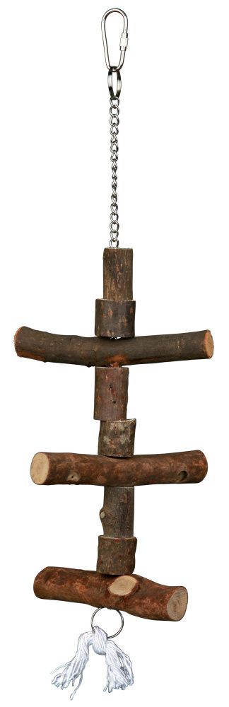 Závěsná hračka z přírodního dřeva pro andulky 40 cm TRIXIE