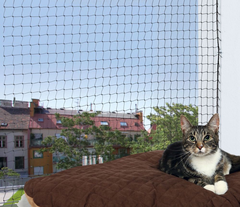 Ochranná síť pro kočky 2x1,5m, - transparentní TRIXIE