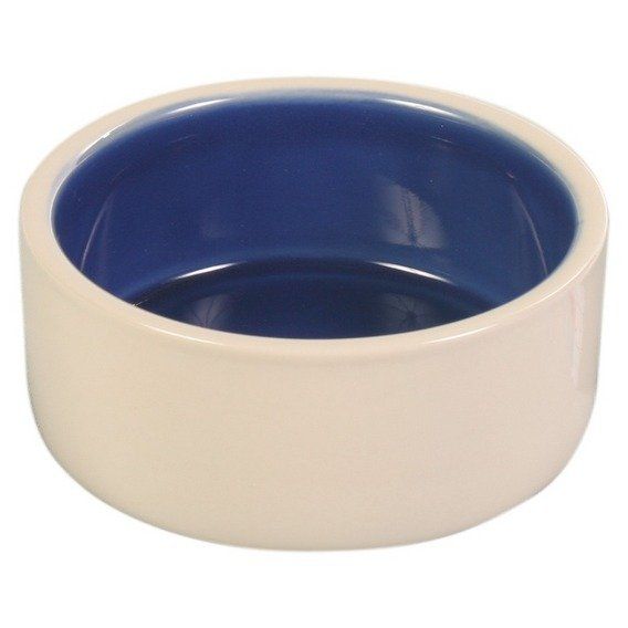 Keramická miska malá 0,35l/12 cm - bílá/modrá TRIXIE