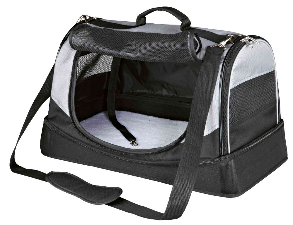 Transportní taška-pelíšek HOLLY 50x30x30 cm nylon,černo/šedá TRIXIE