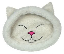 Pelíšek MIJOU kočičí hlava bílá 48 x 37 cm