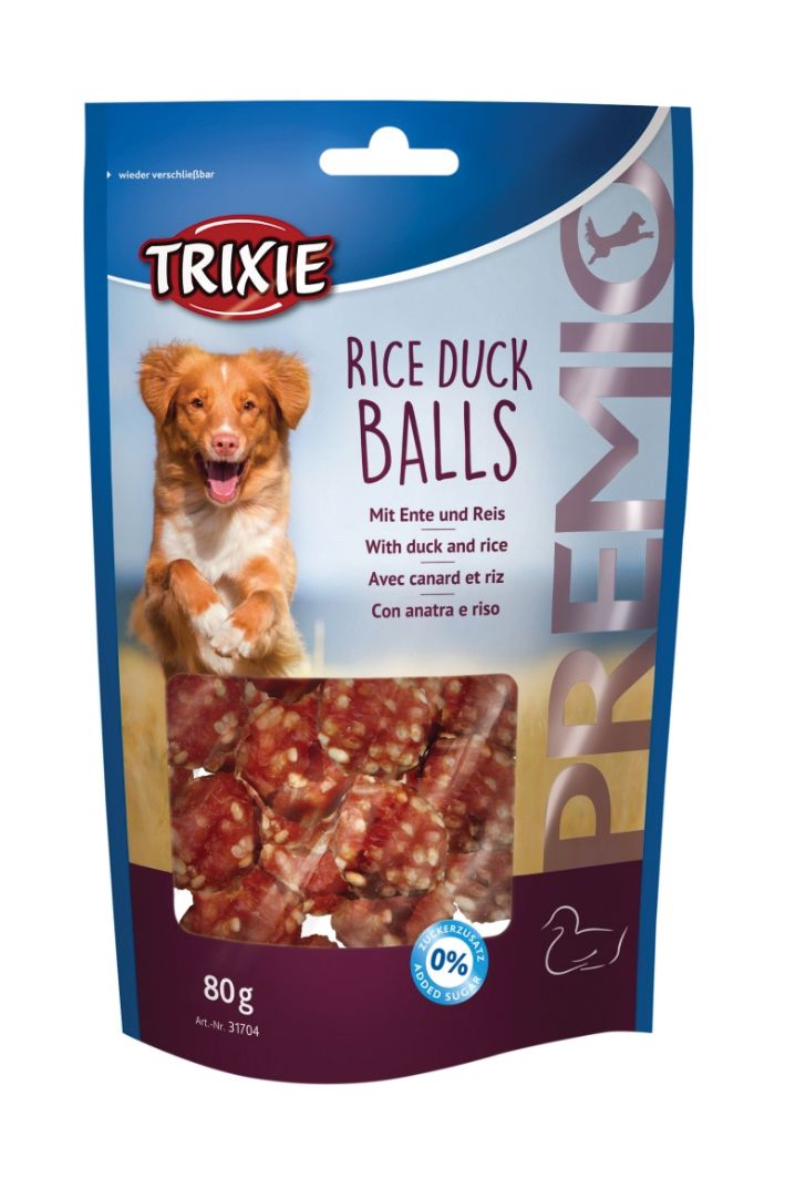 Premio RICE DUCK BALLS - kuličky kachna a rýže 80 g TRIXIE