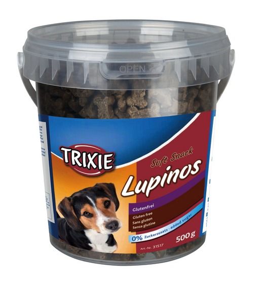 Soft Snack LUPINOS - bezlepkový snack, kyblík 500 g TRIXIE