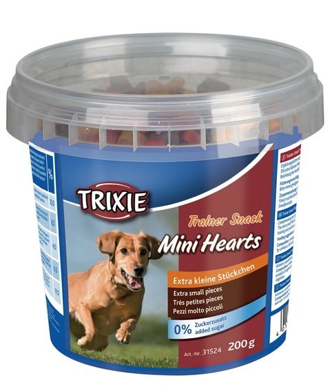 Trainer snack Mini Hearts 200 g - kuře, jehněčí a losos TRIXIE