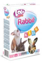 LOLO KIDS kompl. krmivo pro králíky 3-8 měs. 400g krabička