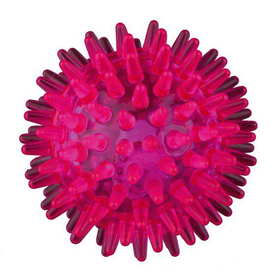 Svítící ježatý míček, termoplastová guma (TPR) 5 cm TRIXIE