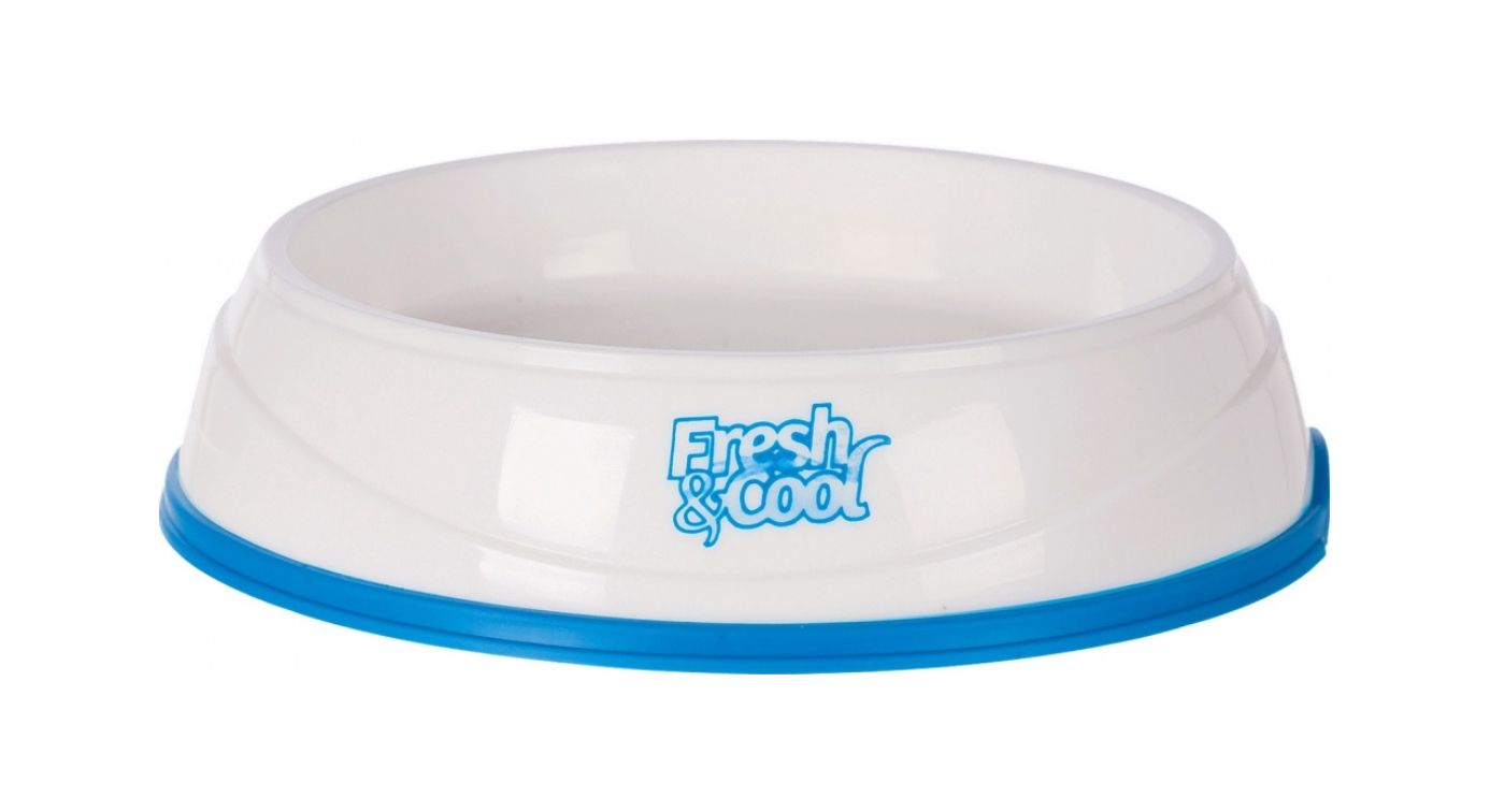 Cool Fresh chladící miska plastová, bílo/modrá 1 l/20 cm TRIXIE