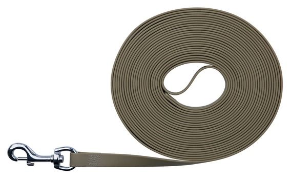 Easy Life trekové vodítko PVC 15,00 m/17 mm taupe-šedé TRIXIE