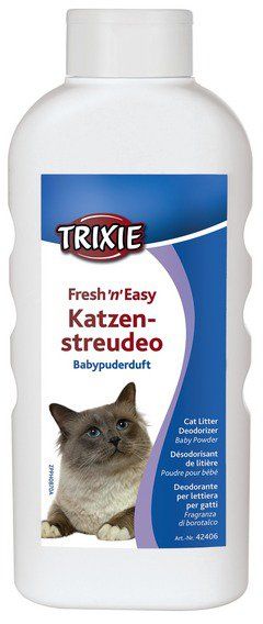 Fresh´n´Easy deodorant pro kočičí WC BABY POWDER 750 g TRIXIE