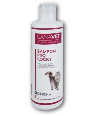 CANAVET šampon pro kočky s antipar.přísadou Canabis CC 250ml HERBAVERA