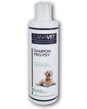 CANAVET šampon pro psy s antipar.přísadou Canabis CC 250ml HERBAVERA