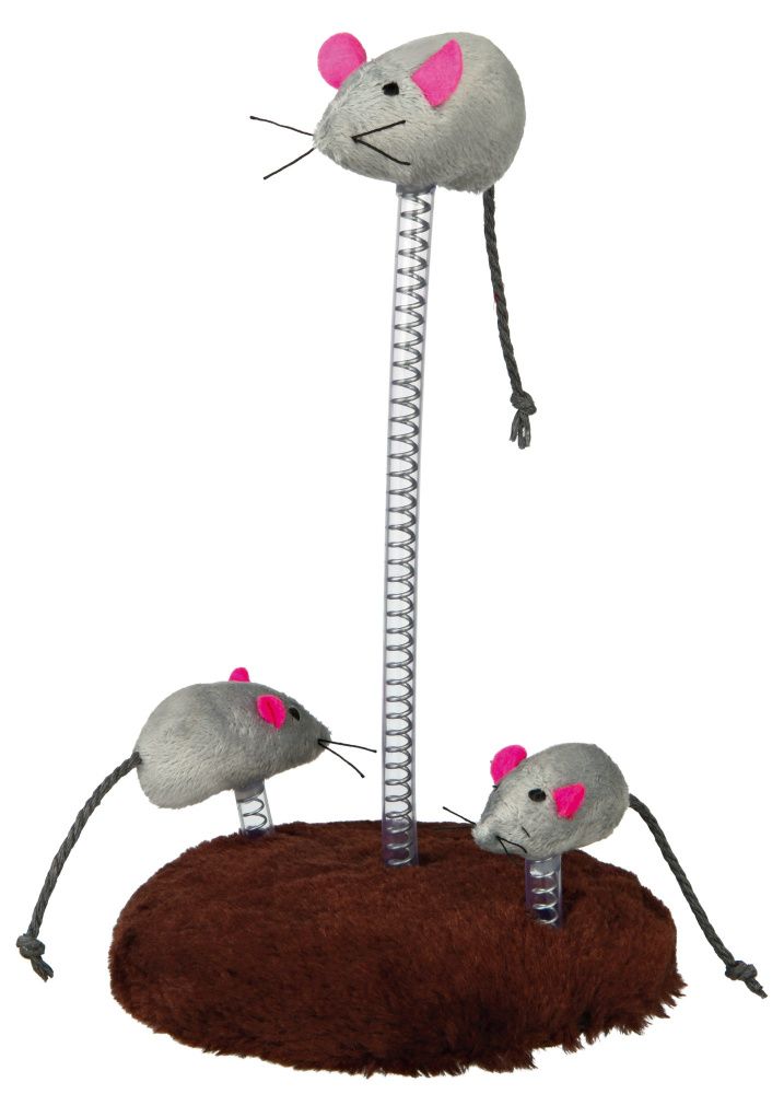 Myší rodinka na pružině 15 x 22 cm TRIXIE