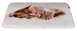 Plyšová podložka TILLY s koťátkem protiskluzová 50 x 40 cm