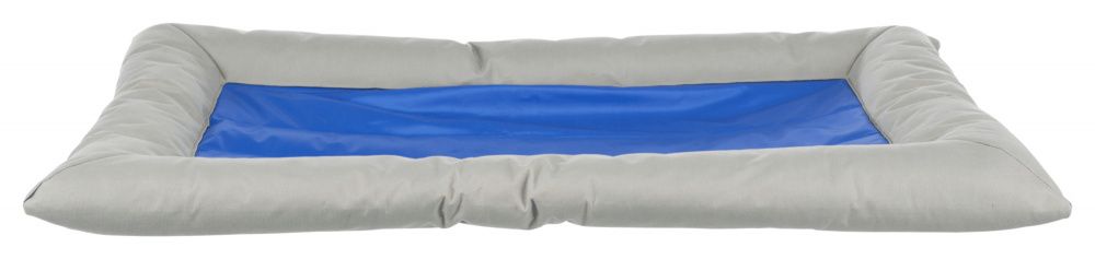 Chladící obdelníkový pelech Cool Dreamer s okrajem 90x55 cm šedo/modrý TRIXIE