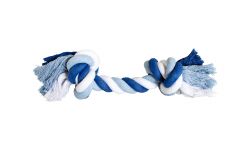 Uzel HipHop bavlněný 2  knoty 41 cm / 460 g tm.modrá, sv.modrá, bílá