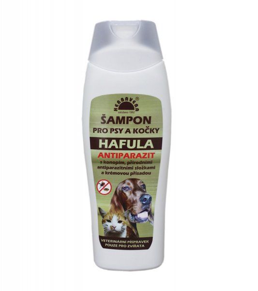 Šampon antiparazitní pro psy a kočky HAFULA 250ml HERBAVERA