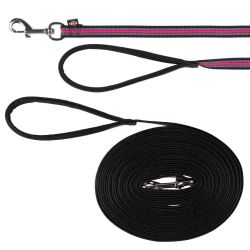FUSION stopovací vodítko pásek 10 m/17 mm,  - černo-růžový