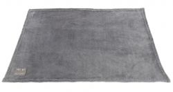 JUNIOR set - deka 75 x 50 cm + plyšový medvídek, šedá/světle fialová TRIXIE